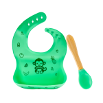 Силиконови Лигавник и лъжичка